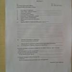 RTI APPLICATION FORMS